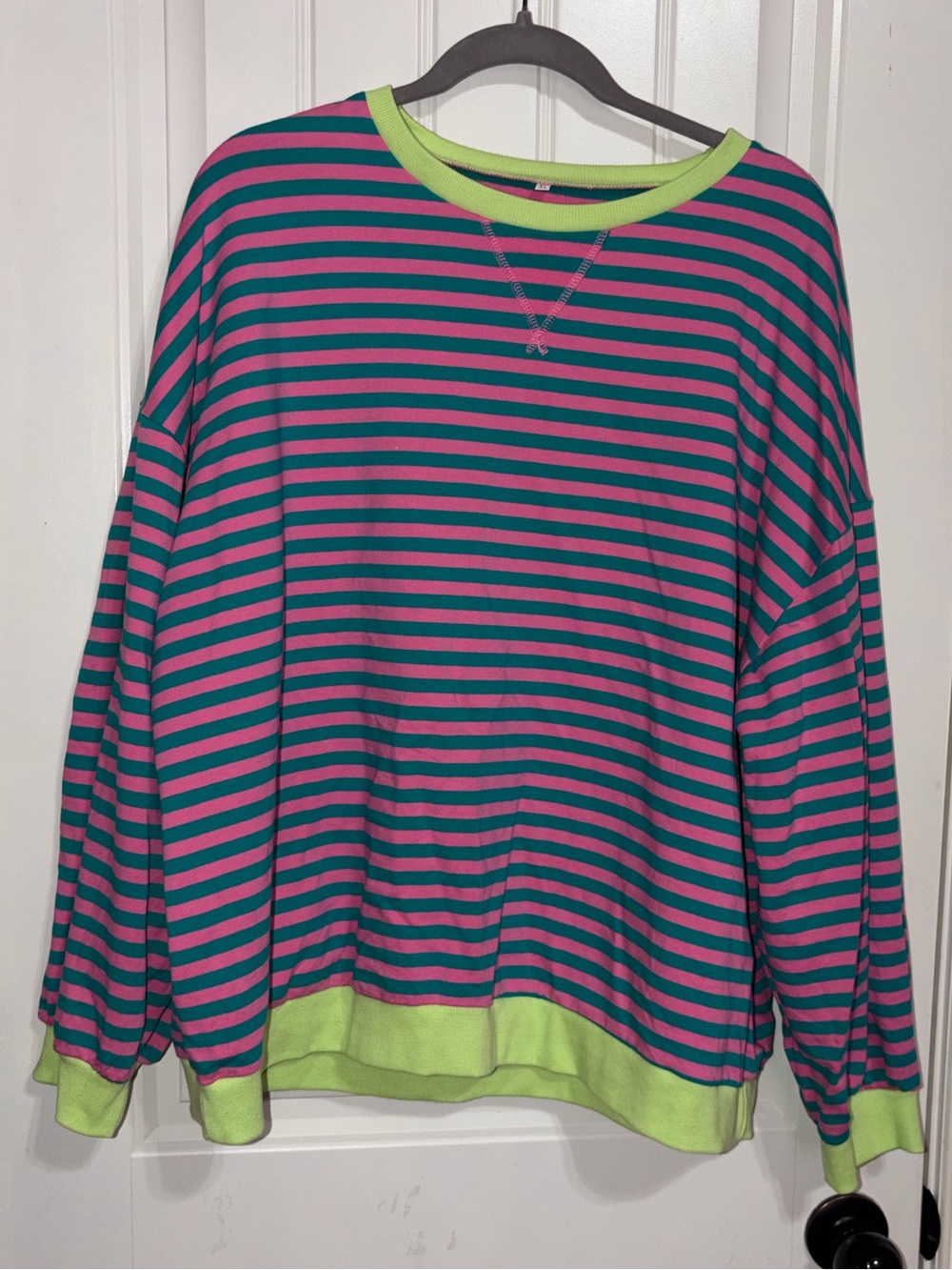 Striped Crewneck Sweatshirt